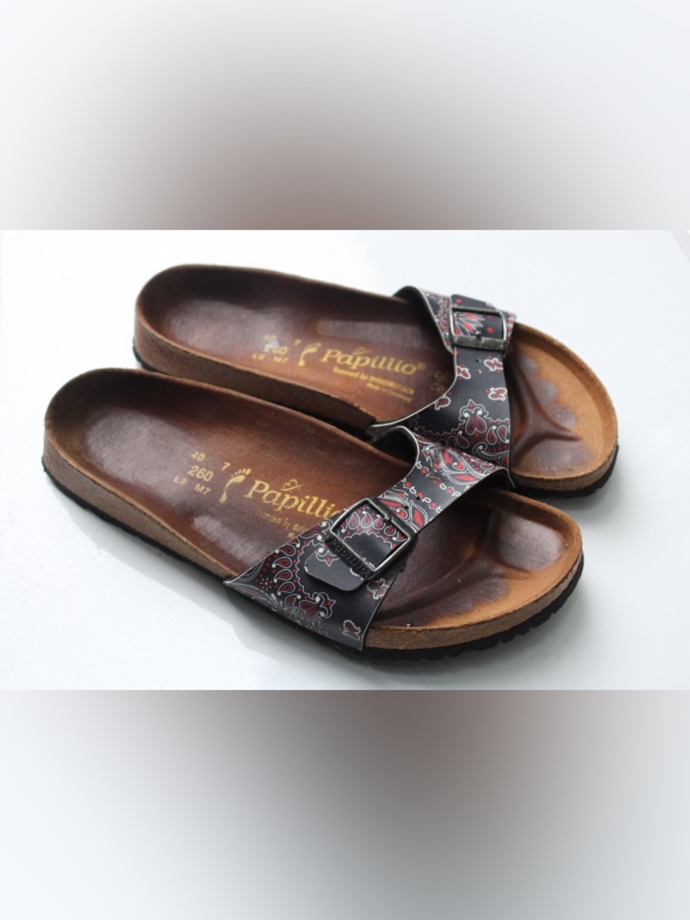 Papillio by Birkenstock Madrid bandana print Sandals